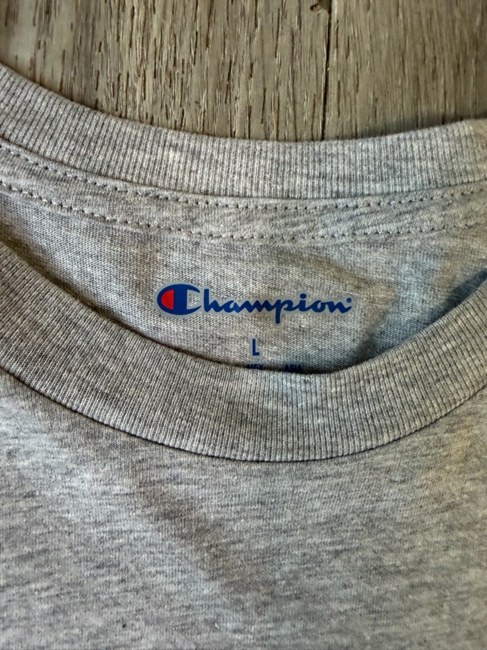 Champion Gray Lamar University Tee with Red Cardinal Logo - Picture 4 of 6